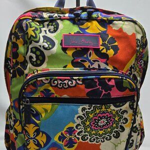VERA BRADLEY Lighten Up Campus Backpack Rio Parisian Paisley